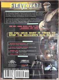 Slave Zero Bradygames Official Strategy Game Guide Sega Dreamcast/PC