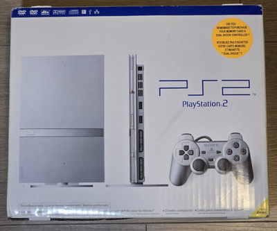 Buy Sony PlayStation 2 Slim Console - Satin Silver online | eBay