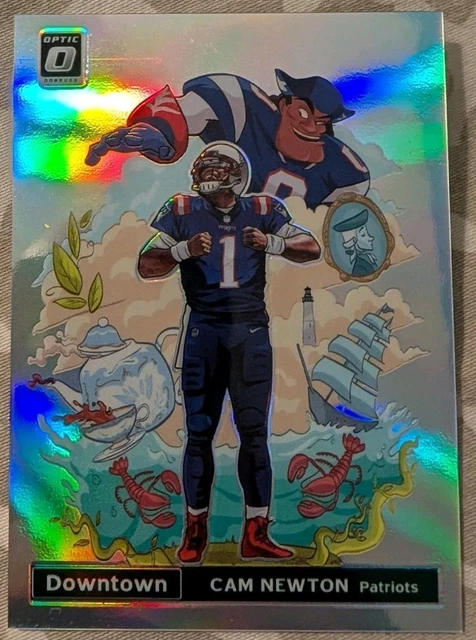 2020 Panini Donruss Optic - Downtown Cam Newton #DT-12 Patriots Panthers Auburn