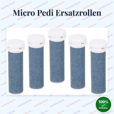 Micro Pedi Ersatzrollen, 5 Stück Extra Grobe Harthautentferner Nachfüllungen Für