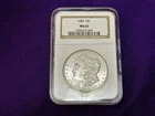1882-(P) Silver Morgan Dollar $1 NGC MS-63