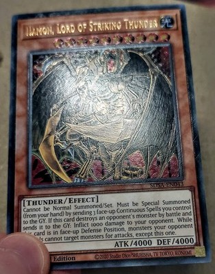 Yu-Gi-Oh! Ultimate Rare Style Hamon, Lord of Striking Thunder