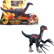 Jurassic World Slash N Roar Therizinosaurus Dinosaur Figure, Attack & Sound Toy,