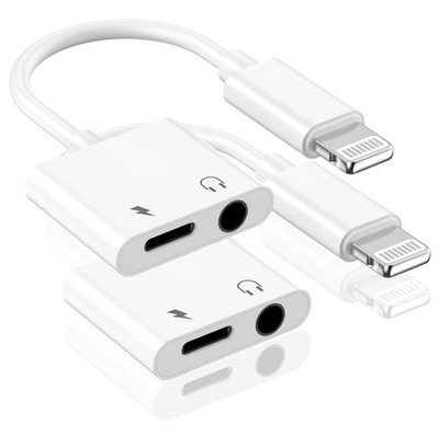 [Apple Mfi Certified] Apple Lighting to 3.5 Mm Headphone Jack Adapter for Iphone