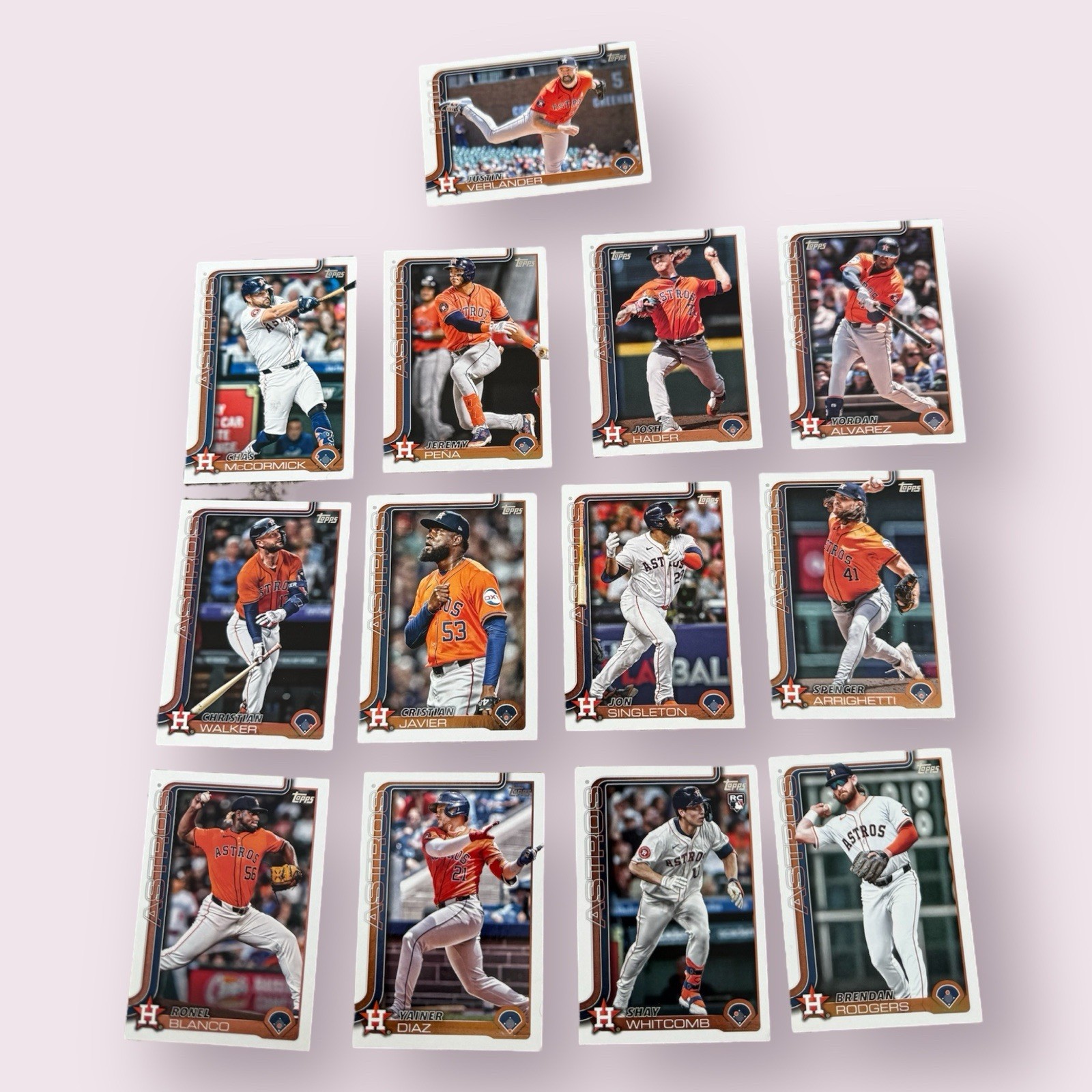 Houston Astros 2025 Topps Team Card Lot #1