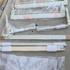 Costway Toddler Bed Rail Guard BB5647 Adjustable Beige for Baby Toddler Child