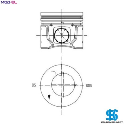 KOLBEN 99963600 STD FÜR KKDA 1,8L 4cyl