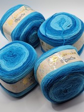 Rainbow Ladyyarn Cupcake Dk Knitting Crochet 4x150g Approx 490m Per Ball.