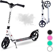 Teenagers Kick Scooter for Teens 8-18 Ages Foldable Big Wheel Durable 