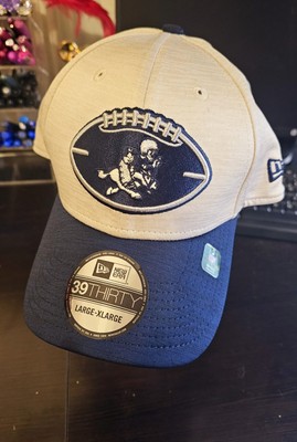 NFL Dallas Cowboys' Vintage Theme New Era Fitted Hat L/ XL Tan/ Blue