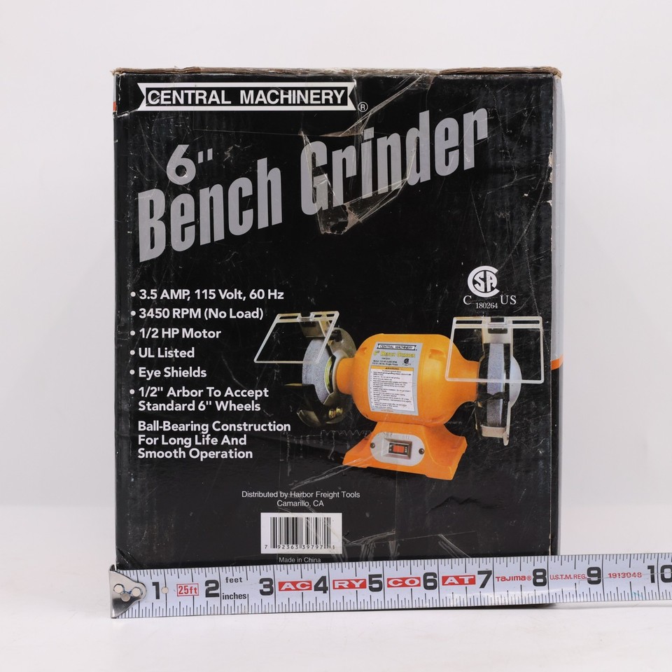 Central Machinery 6 Bench Grinder