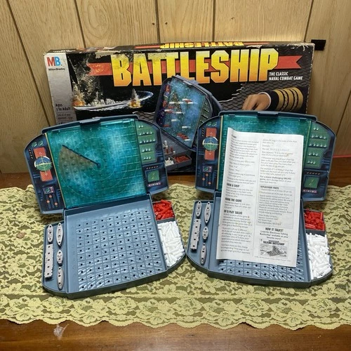 VINTAGE Battleship COMPLETE Milton Bradley 1996 Navel Combat Game Missing Pegs