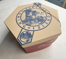 RARE Vintage Indiana Jones Fedora Hat AND BOX from 1989 Last Crusade movie
