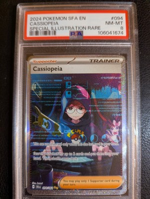 Cassiopeia PSA 8 #094 2024 Pokemon Shrouded Fable A139 | eBay Cassiopeia PSA 8 #094 2024 Pokemon Shrouded Fable A139 | eBay