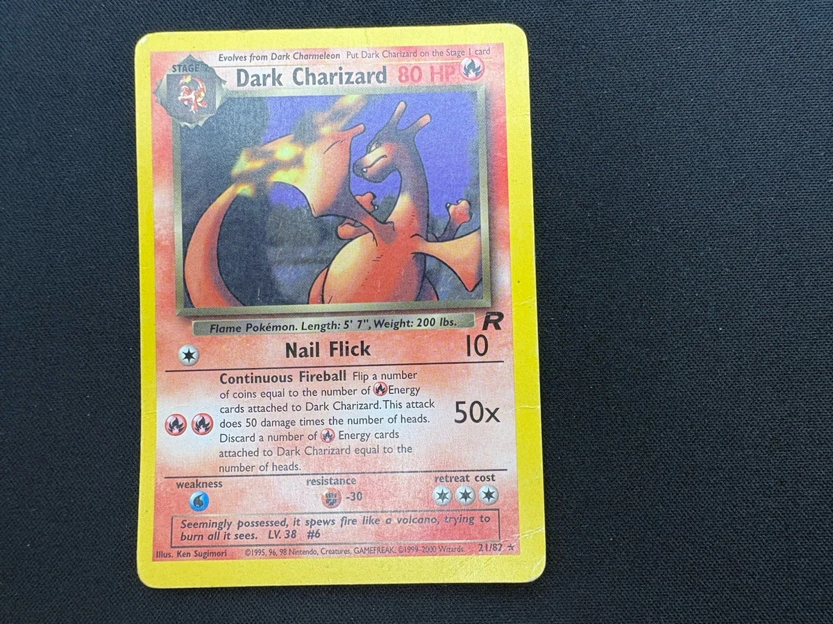 Dark Charizard Pokémon TCG Cards for sale | eBay