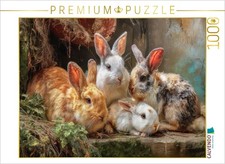 CALVENDO Puzzle Kaninchenportraits  1000 Teile Lege-Gr  e 64  48 cm Foto-Puzzl