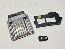 2007-2010 BMW X5 E70 DME  ECM ECU CAS 3 ignition key set 7602220 3.0