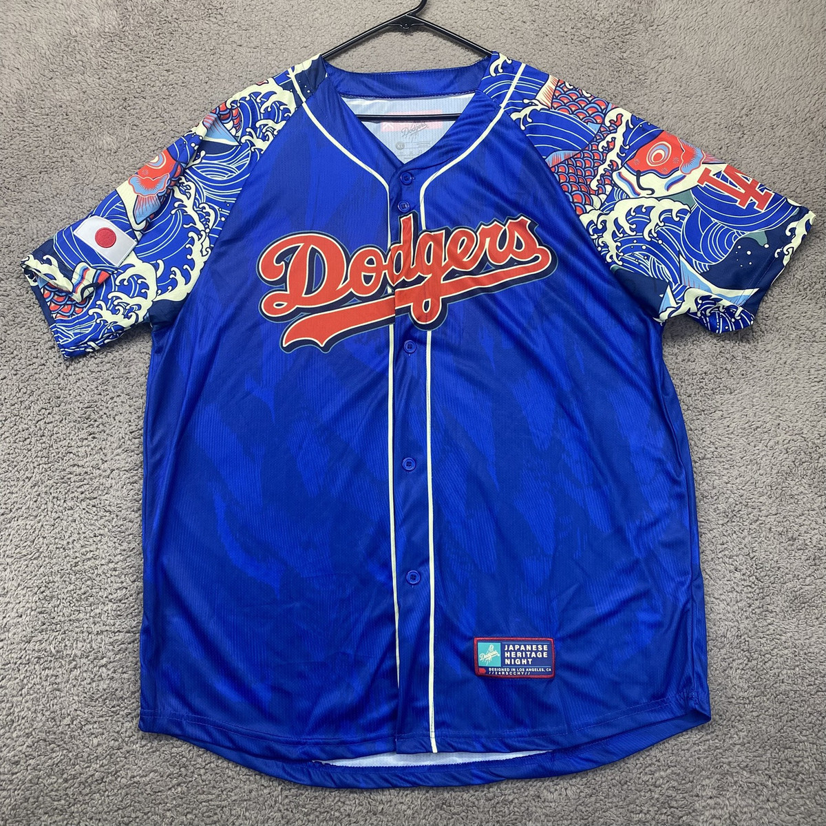 Los Angeles Dodgers Jersey Japanese Heritage Night Mens XL Los Angeles Dodgers Jersey Japanese Heritage Night Mens XL