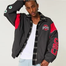 Ohio state university graphic windbreaker in medium