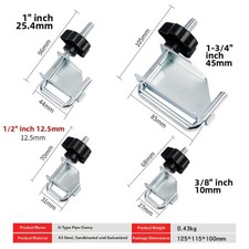 4 Stück Stahl Schlauchklemmenzange zum Selbermachen Abdichten von Wasserleitung