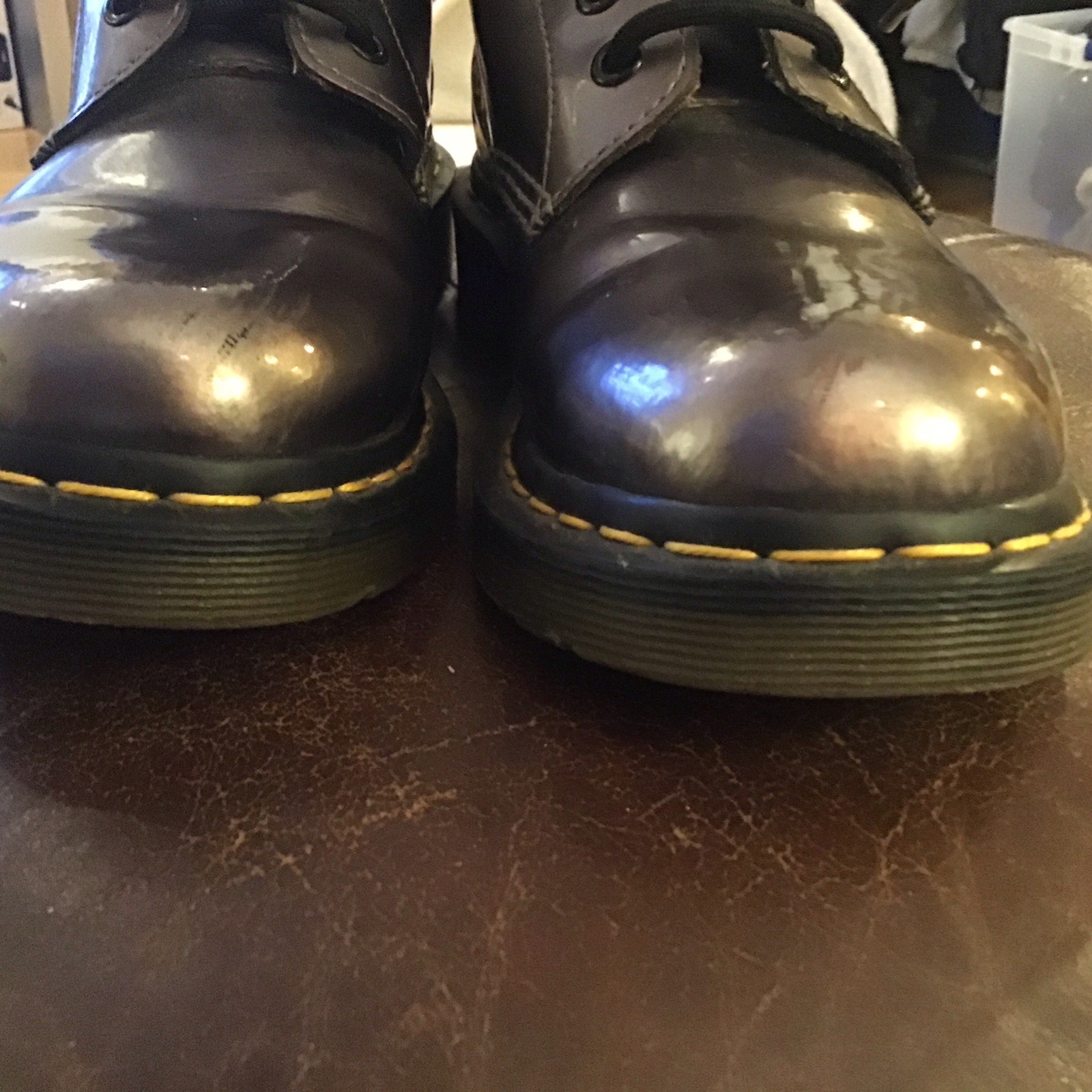 Doc Martens Pascal Ankle Boots  Metallic Gunmetal Unisex 39 Lace Up Air Wair thumbnail 4