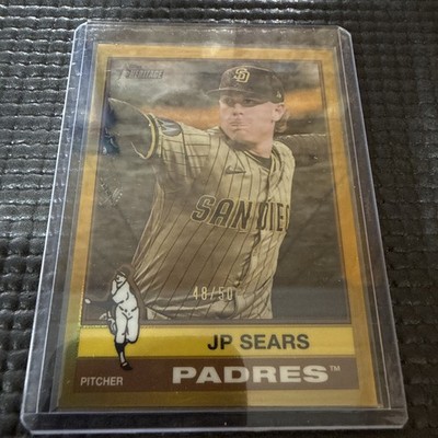 2025 Topps Heritage High Number JP SEARS Gold Refractor #/50 SSP! *Padres