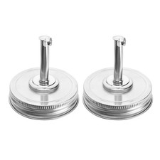  2 Pcs Airtight Jar Can Covers Canning Seal Tops for Jars Jam Lids