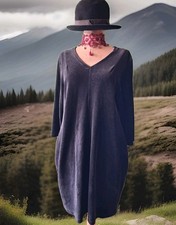 Gudrun Sjöden L 44 46 48 Tunika Velours Samt Kleid Samtkleid Nicki Hippie Boho