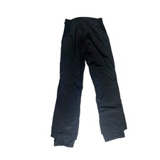Obermeyer Women's Ski Snow Pants Black Insulated Waterproof Size 8 Long
