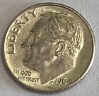 1964-D  Roosevelt Dime.  90% Silver. Free Shipping!
