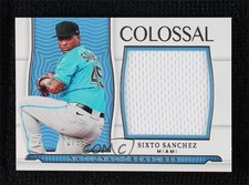 2022 Panini National Treasures Colossal Materials 72/99 Sixto Sanchez 0vs5