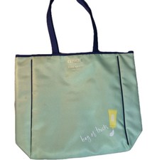 Clinique x Kate Spade "Bag Of Tricks" Shopping Travel Tote Large Green Bag SEE 