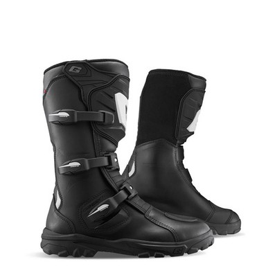 Gaerne G.Adventure Aquatech Leather Motorcycle Motorbike Boots Black Waterproof