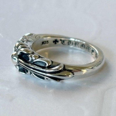 Chrome Hearts Baby Classic Floral Cross Ring Size 4 (Brand New) | eBay