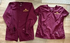 U of Minnesota Uniform Top Size S/M/L Women's Long Sleeve Snap  Sz L Shirt