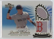 2012 Topps Tribute Championship Material Blue 36/50 Dustin Pedroia #CM-DP hg6