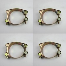 70-80mm Double Bolt Heavy Duty Hose Clamp, Twin Screw High Pressure Pipe Clip