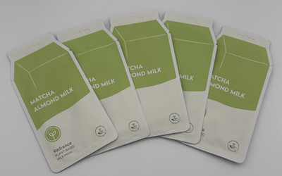 Lot of 5 ESW Beauty Matcha Almond Milk Face Mask Sheet ex 08/27