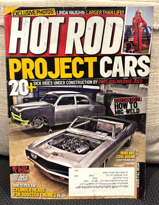 Hot Rod Magazine July 2011! 20 + Project Cars Under Construction! Linda Vaughn!