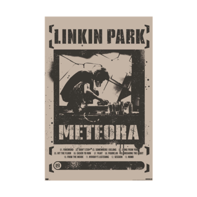 LINKIN PARK - METEORA MUSIC POSTER - 22x34 - 25560 | eBay