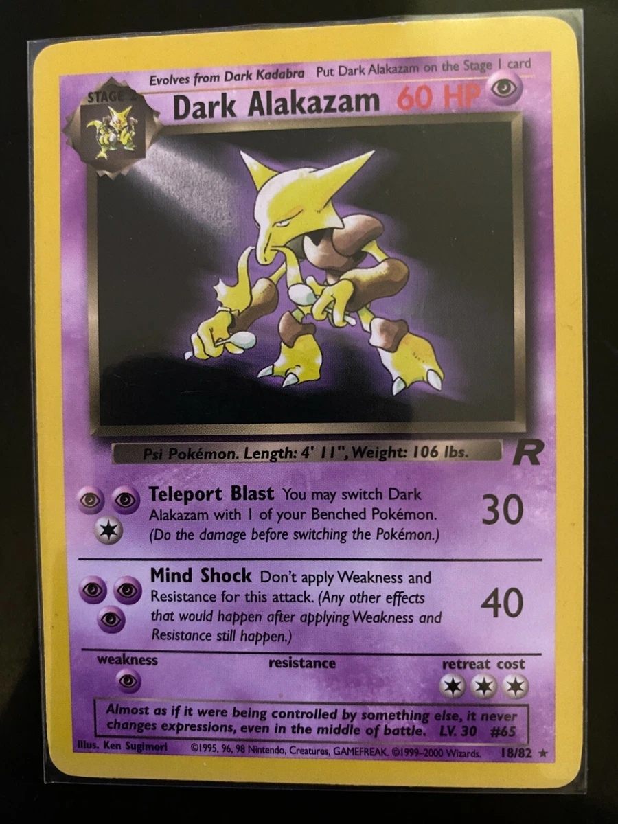 Dark Alakazam · Team Rocket (RO) #18 ‹ PkmnCards