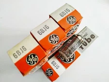NOS 4x 6BJ6 GENERAL ELECTRIC USA Tube Tube Valve Lamp TSF 진쳵촀真空管