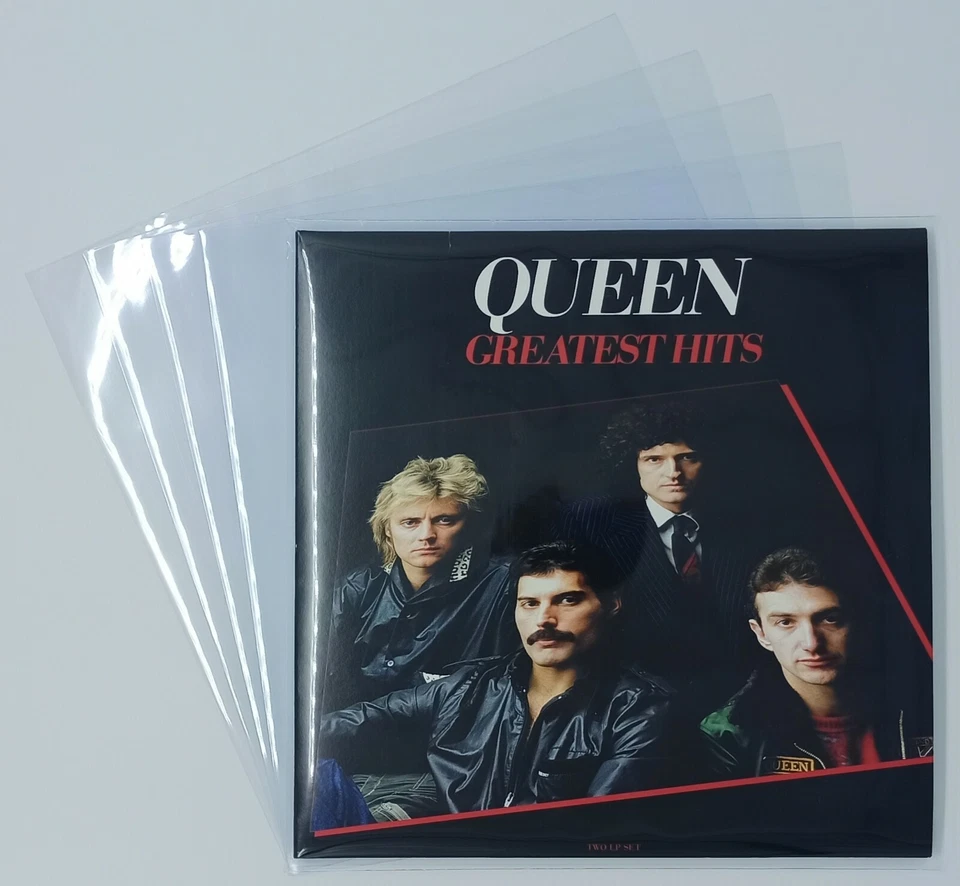LOT 50 POCHETTES PROTECTION PLASTIQUE VINYLE 33 TOURS - QUALITE LUXE - 120µ ! - Photo 1/1