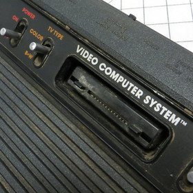 Vintage Atari 2600 4-Switch 1980s Video Game Console - As-is, read for issues