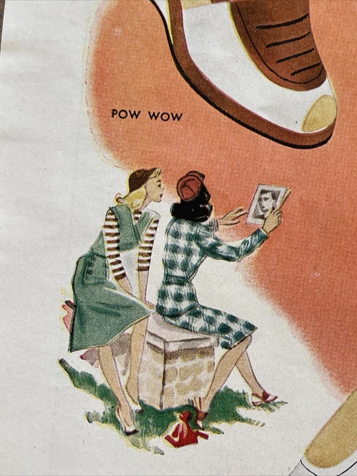 1946 Gold Cross Saddle Shoes Vintage Print Ad Fashion United States Shoe Corp - Image 3 of 4