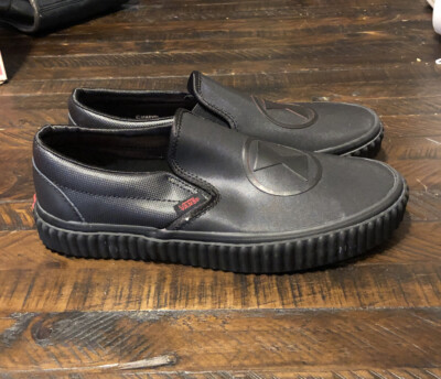 VANS Classic Slip-On Marvel Black Widow Shoes Men 7 Women display picture 1