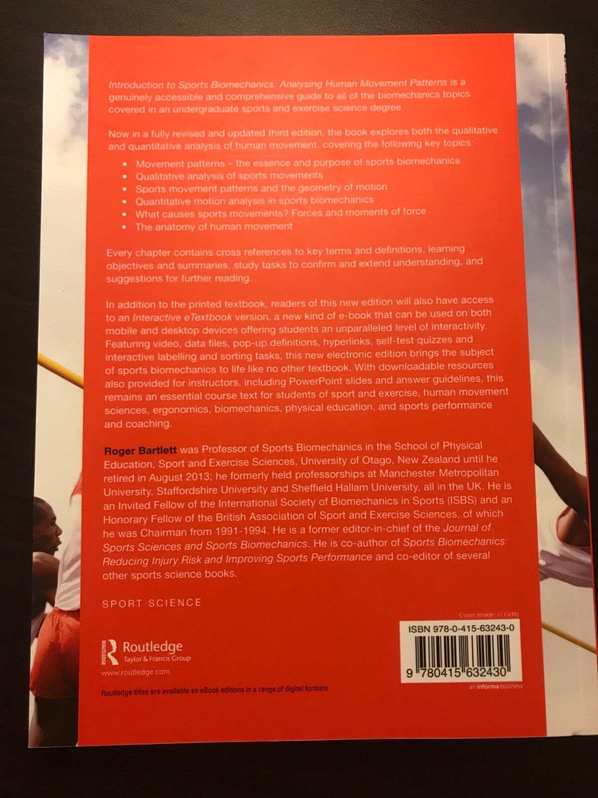 Introduction To Sports Biomechanics Analysing Human Movement Patterns By Professor Roger Bartlett Mixed Media Product 2014 - 