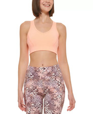 Calvin Klein Performance Women'sMedium-Impact Sports Bra Size Large New