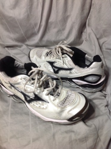 Arbitrage dood Amerika Mizuno Wave Tornado 5~Womens Size 11.5 Volleyball Shoes White Black Gray |  eBay