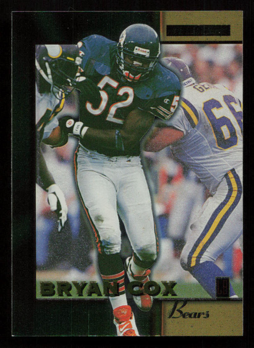 1996 Score Board NFL Lasers #6 Bryan Cox Chicago Bears Football Card
